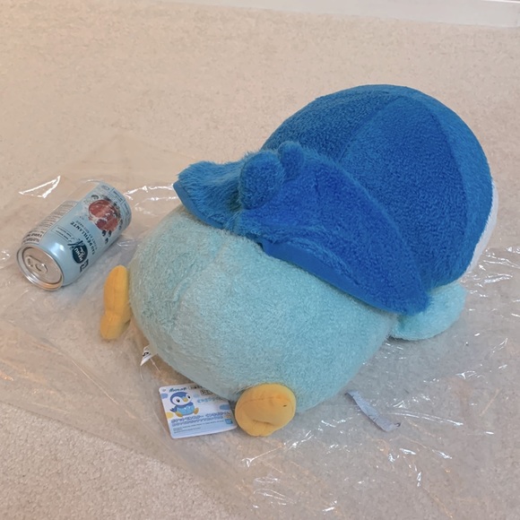 POKEMON PIPLUP FUZZY PLUSHIE [NWT - From Japan] - Picture 6 of 9